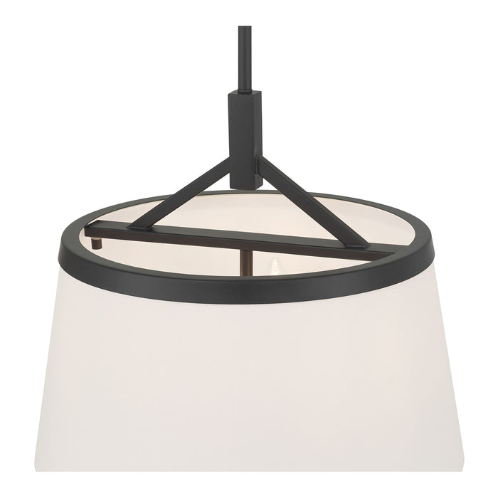 13.75'' Montrine Matte Black 3 Light Pendant