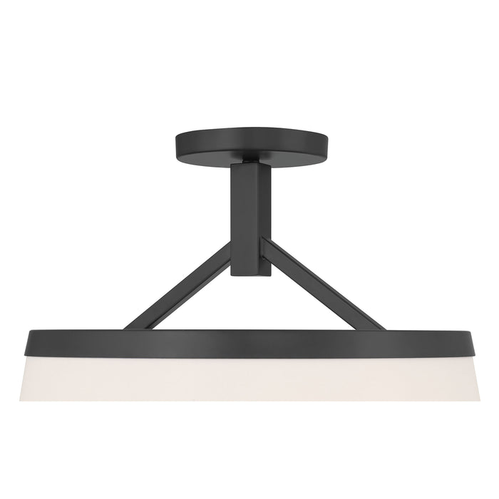 13.75'' Montrine Matte Black 3 Light Pendant