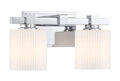 14'' Abelson Chrome 2 Light Bath Vanity