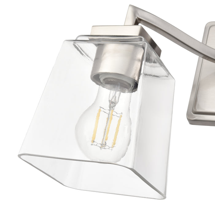14'' Avenna Brushed Nickel 2 Light Bath Vanity