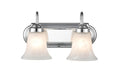 14'' Compana Chrome 2 Light Bath Vanity
