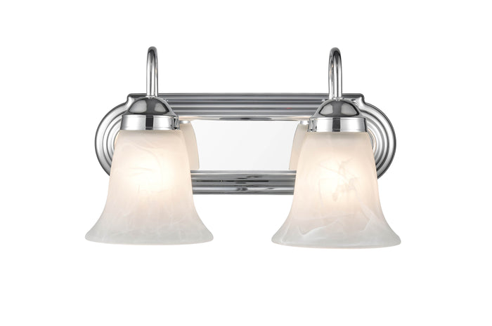 14'' Compana Chrome 2 Light Bath Vanity