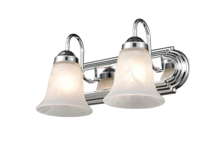 14'' Compana Chrome 2 Light Bath Vanity