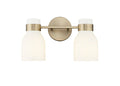 14'' Corella Modern Gold 2 Light Bath Vanity