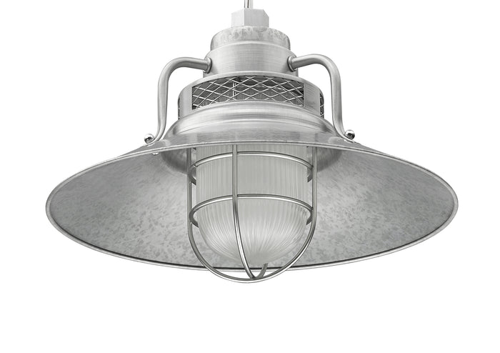 14'' Galvanized Metal R Series Railroad Shade