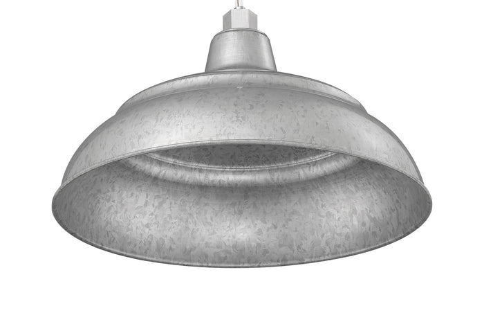 14'' Galvanized Metal R Series Warehouse Shade