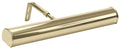 14-inch Advent Polished Brass Plug-In Picture Light