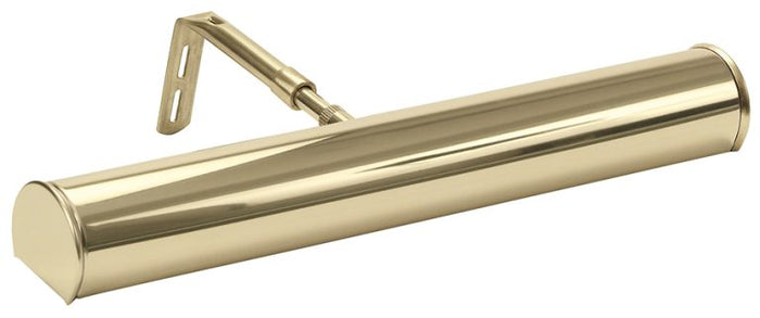 14-inch Advent Polished Brass Plug-In Picture Light