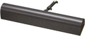 14-inch Classic Traditional Mahogany Bronze in-Line Hi-Lo Switch Plug-In Picture Light