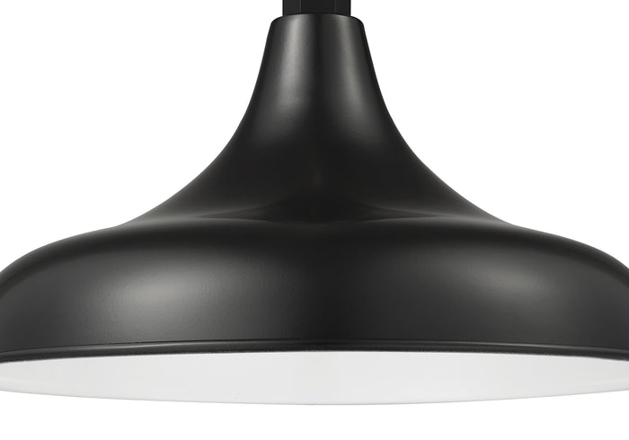14-inch R Series Satin Black Modified Warehouse Shade