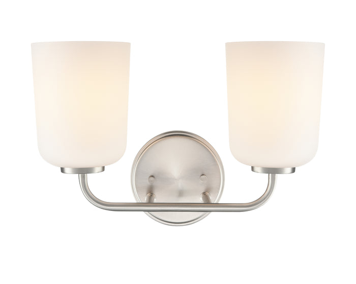 14'' Laphia Brushed Nickel 2 Light Bath Vanity