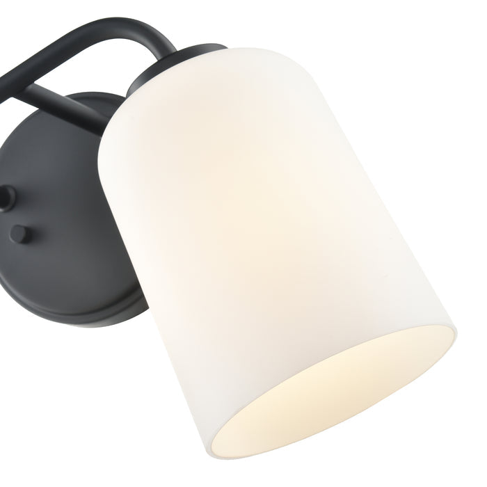 14'' Laphia Matte Black 2 Light Bath Vanity