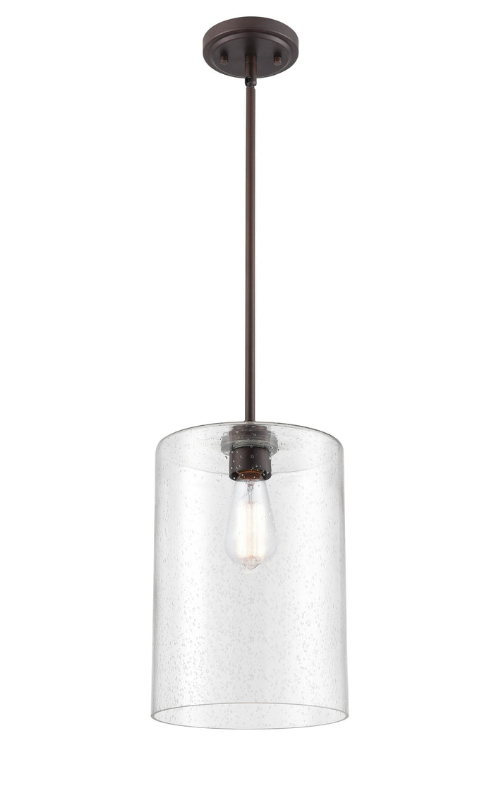 14'' Moven Rubbed Bronze 1 Light Mini Pendant