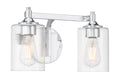 14'' Ryehouse Chrome 2 Light Bath Vanity