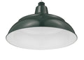 14'' Satin Green Metal R Series Warehouse Shade