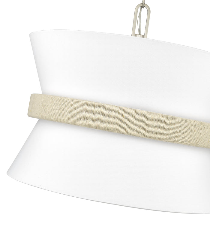 14.1'' Kimbry Brushed Nickel 3 Light Pendant