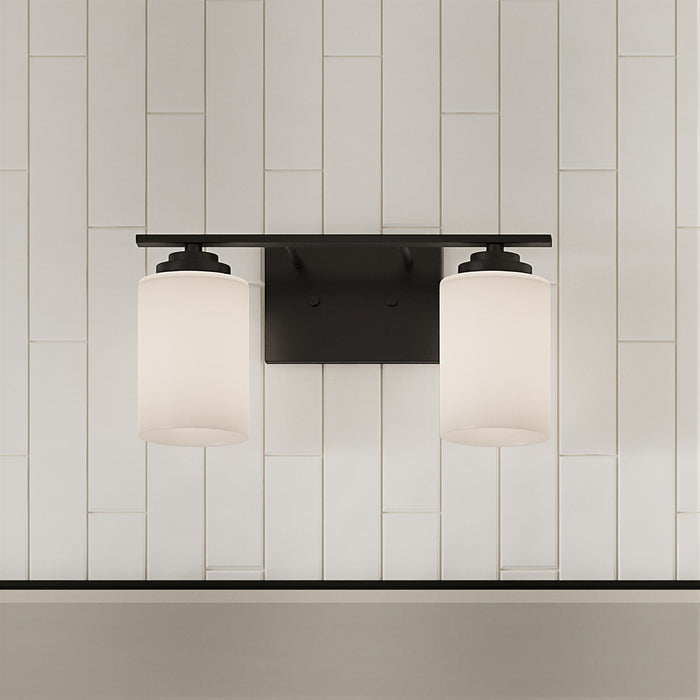 14.25'' Durham Matte Black 2 Light Bath Vanity