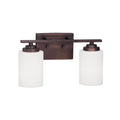 14.25'' Durham Rubbed Bronze 2 Light Bath Vanity