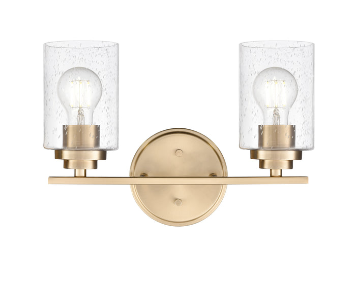 14.25'' Moven Modern Gold 2 Light Bath Vanity