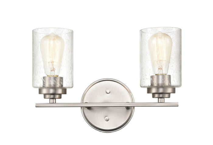 14.25'' Moven Satin Nickel 2 Light Bath Vanity