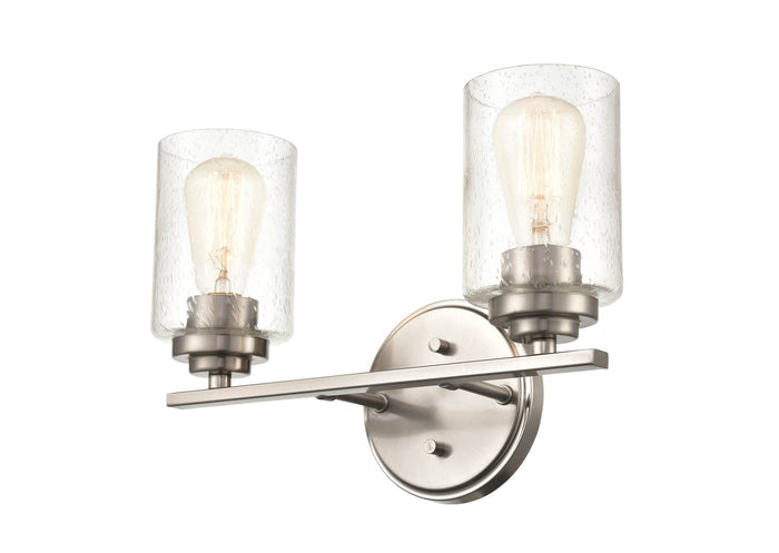14.25'' Moven Satin Nickel 2 Light Bath Vanity