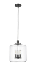 14.5'' Asheville Matte Black 3 Light Pendant
