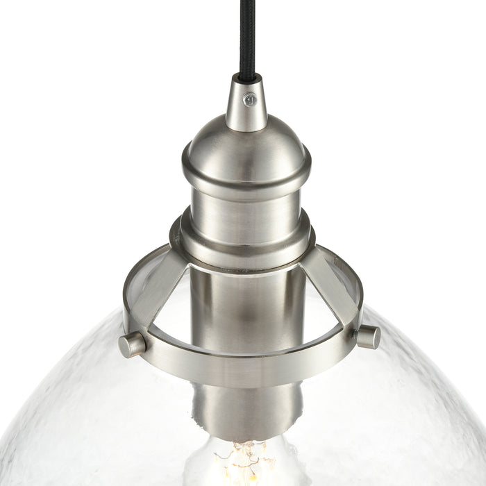 14.5'' Khrisa Brushed Nickel 1 Light Pendant