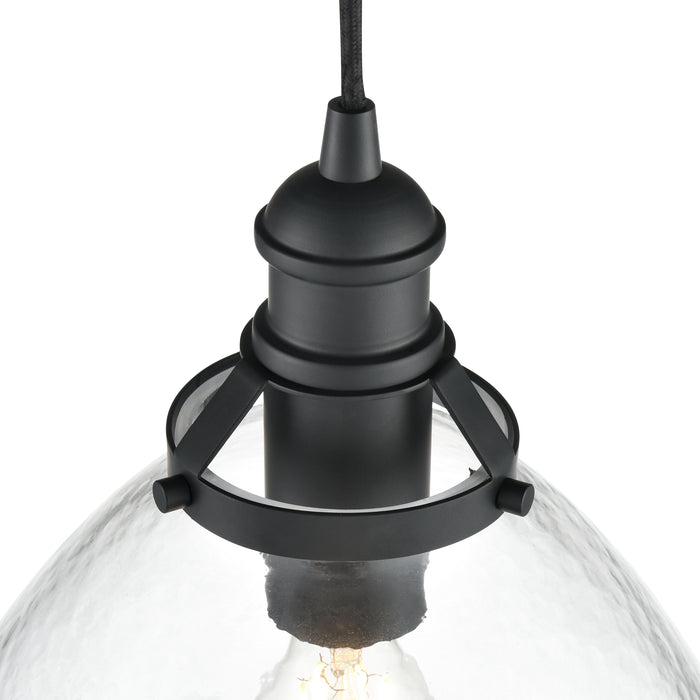 14.5'' Khrisa Matte Black 1 Light Pendant