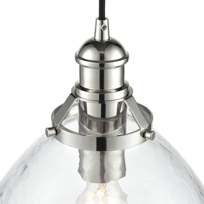 14.5'' Khrisa Polished Nickel 1 Light Pendant