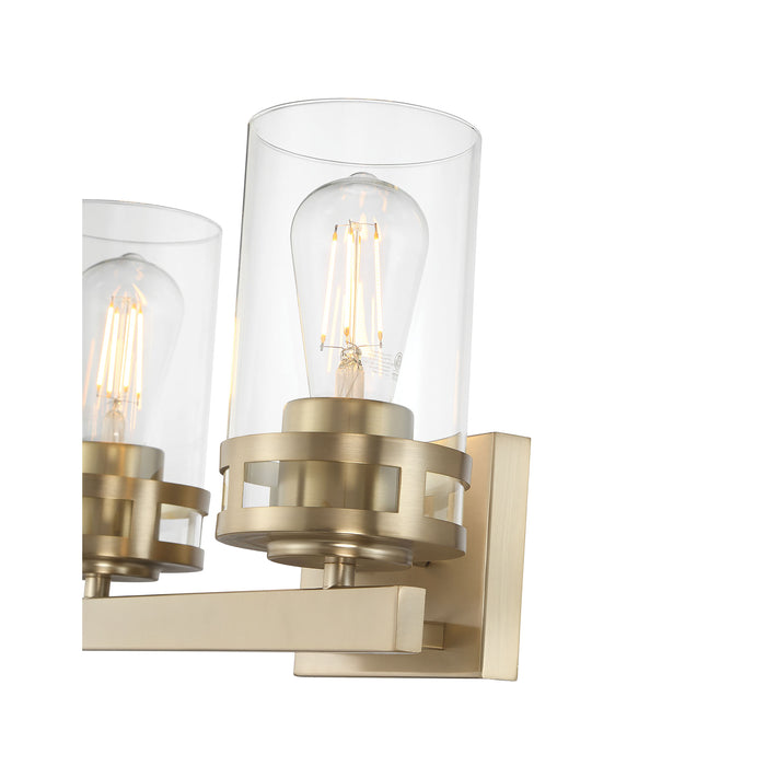 14.5'' Lunden Modern Gold 2 Light Bath Vanity