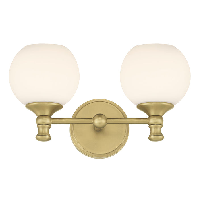 14.75'' Orlisse Vintage Brass 2 Light Bath Vanity