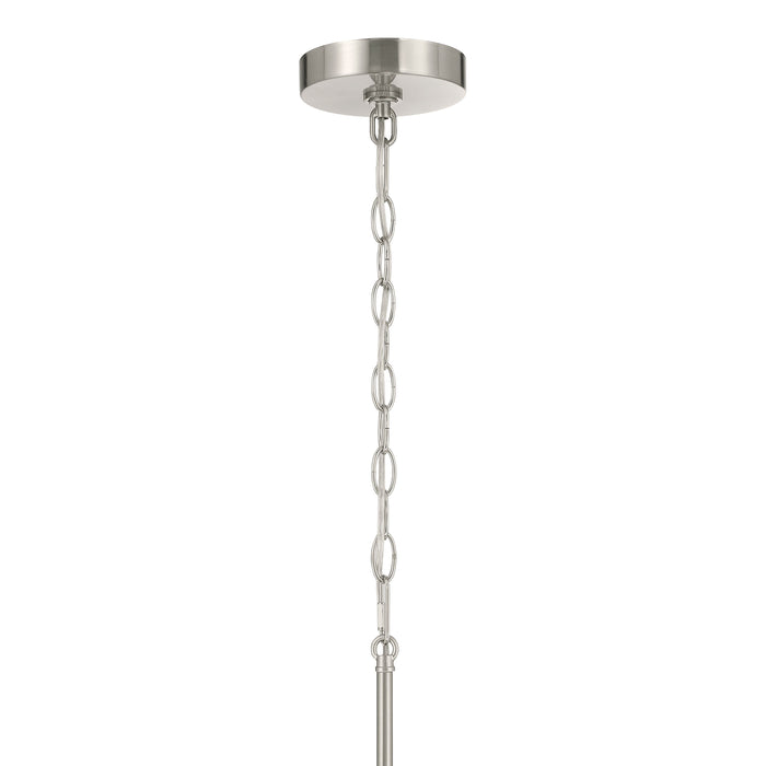 14.75'' Strayhan Brushed Nickel 3 Light Chandelier