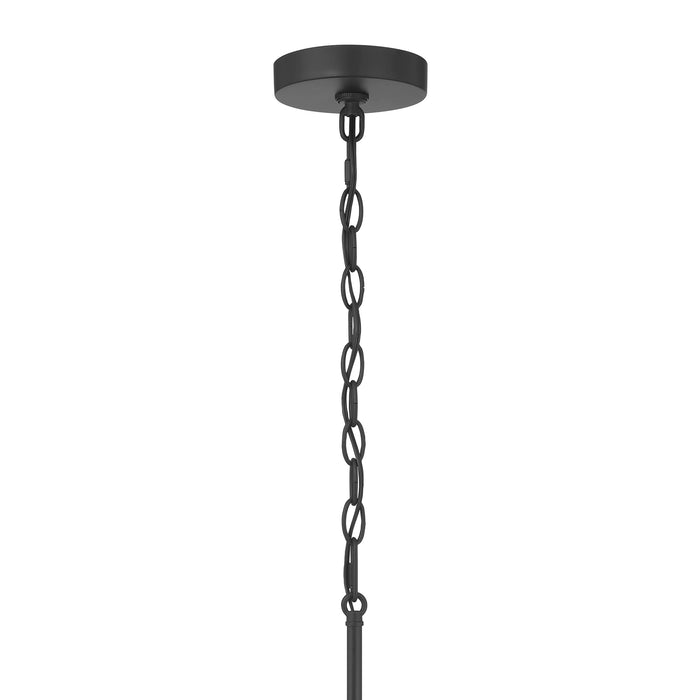14.75'' Strayhan Matte Black 3 Light Chandelier