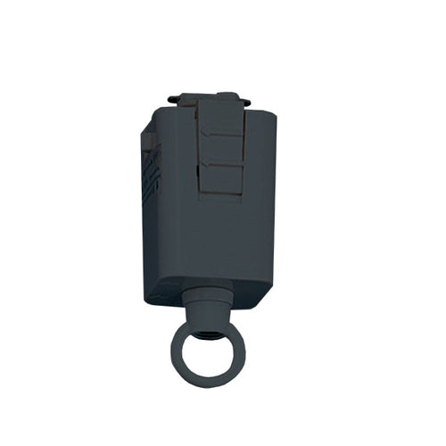 1.5-inch Black Track Light Adapter