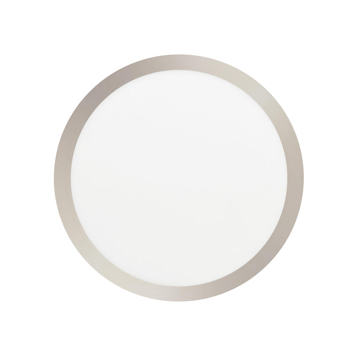 15-inch Brushed Nickel Flush Mount Light with 5-CCT Selectable White