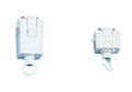 1.5-inch White Track Light Suspension Hook