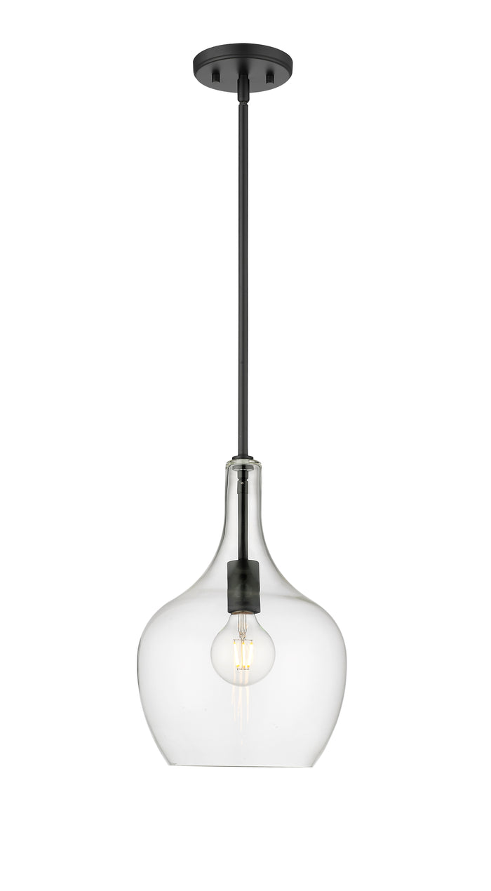 15'' Lamara Matte Black 1 Light Pendant