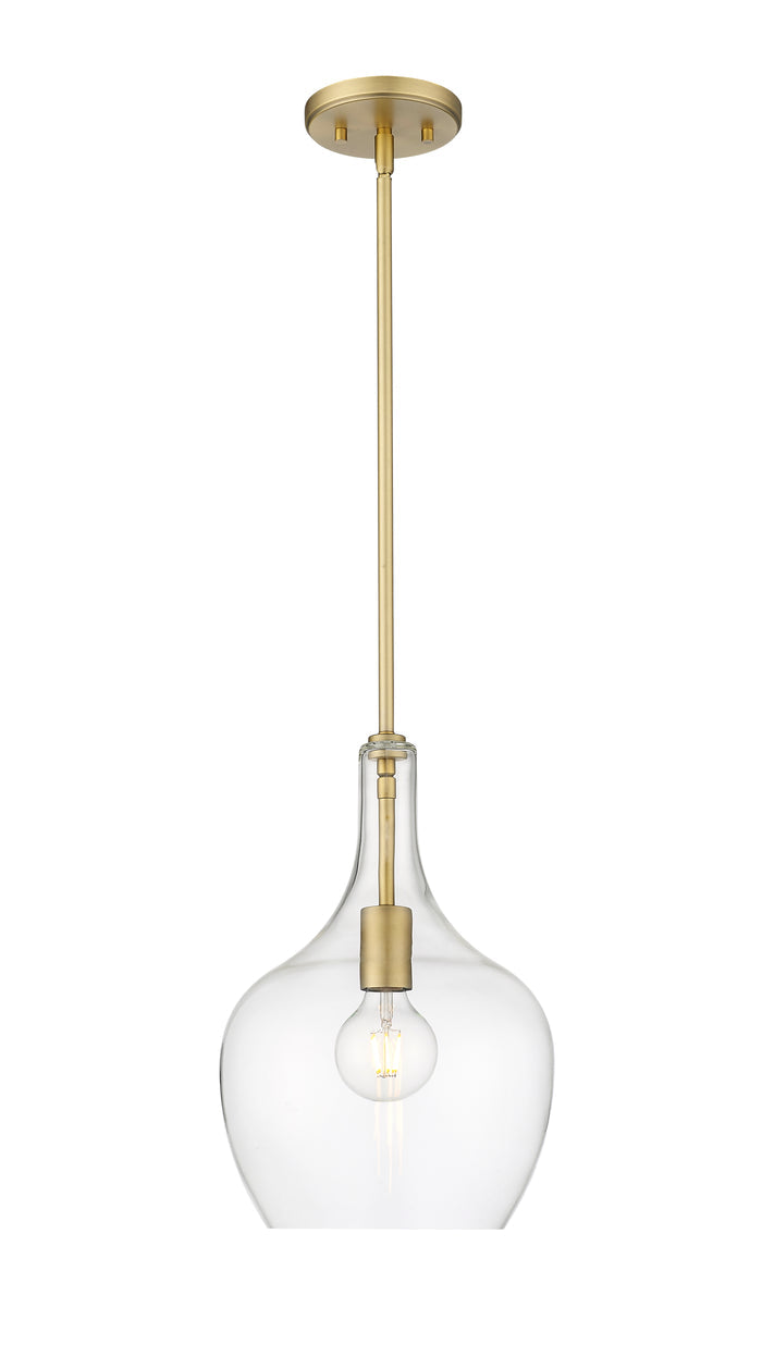 15'' Lamara Vintage Brass 1 Light Pendant