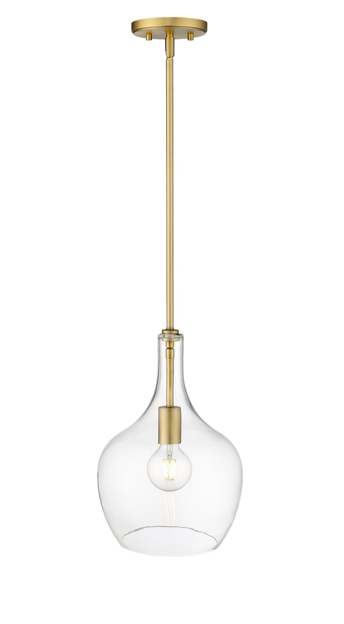15'' Lamara Vintage Brass 1 Light Pendant