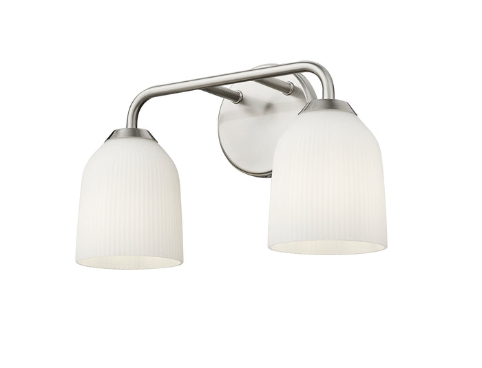 15'' Norah Brushed Nickel 2 Light Bath Vanity
