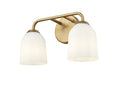15'' Norah Vintage Brass 2 Light Bath Vanity