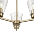 15'' Strayhan Modern Gold 3 Light Chandelier