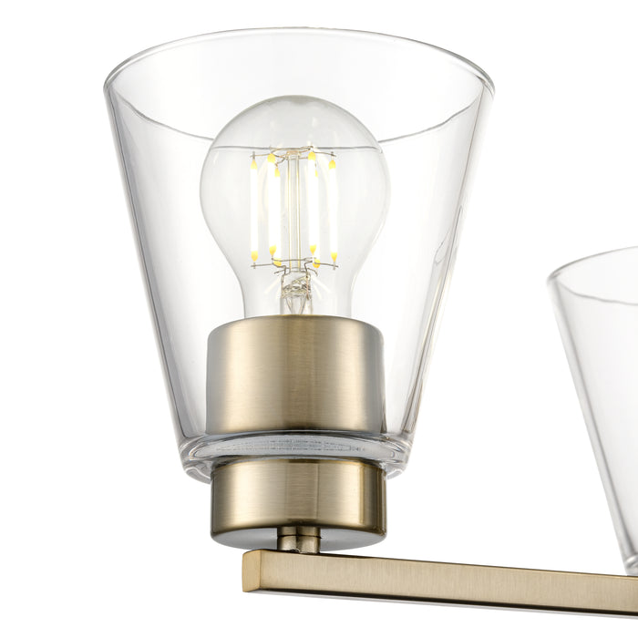 15'' Strayhan Modern Gold 3 Light Chandelier