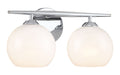 15.25'' Kimorra Chrome 2 Light Bath Vanity