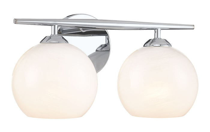 15.25'' Kimorra Chrome 2 Light Bath Vanity