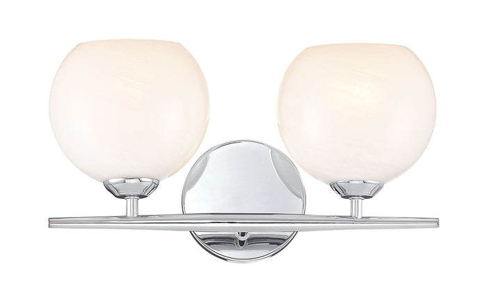 15.25'' Kimorra Chrome 2 Light Bath Vanity
