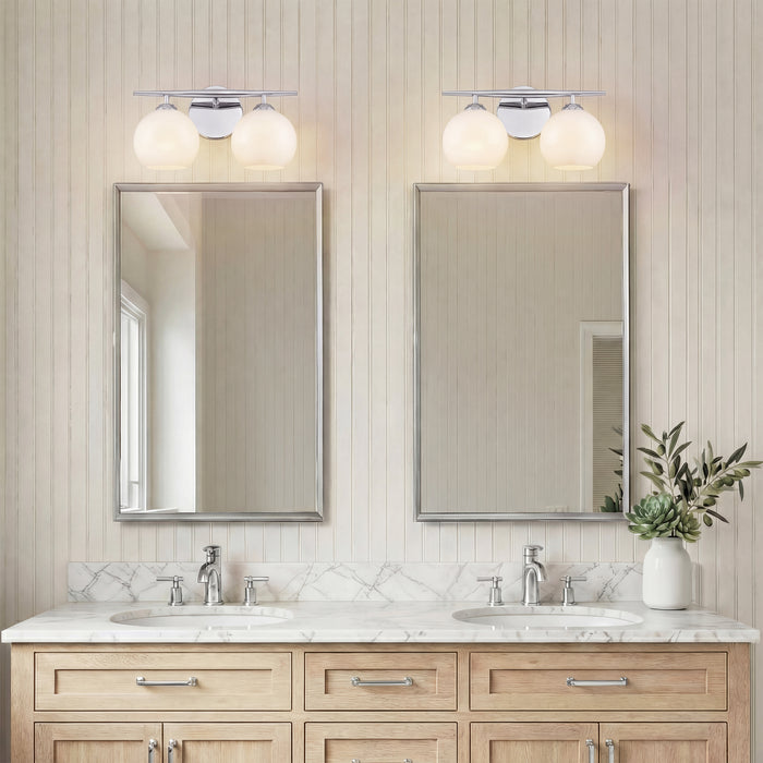 15.25'' Kimorra Chrome 2 Light Bath Vanity