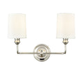 15.25'' Leena Polished Nickel 2 Light Bath Vanity