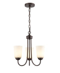 15.5'' Ivey Lake Rubbed Bronze 3 Light Chandelier