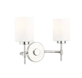 15.5'' Keylee Polished Nickel 2 Light Bath Vanity